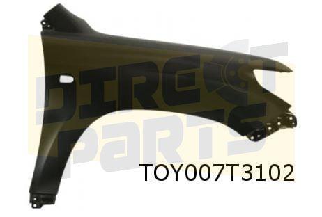 Toyota Land Cruiser 200 voorscherm Rechts (2/08-1/16) Origin, Neuf, -, -, Garde-boue