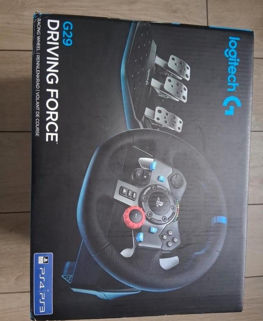 Volant et pedale ps4 et ps3, Enlèvement, Comme neuf, Logitech