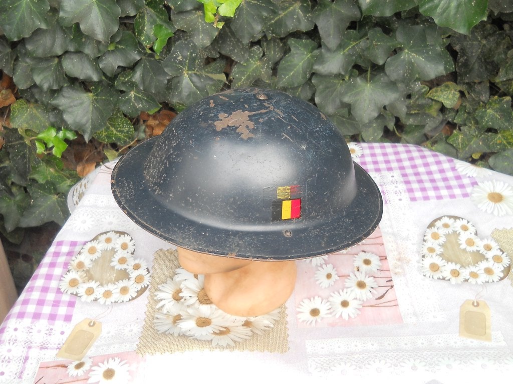 Belgische helm van de Zeemacht, Verzamelen, Ophalen of Verzenden, Marine, Helm of Baret