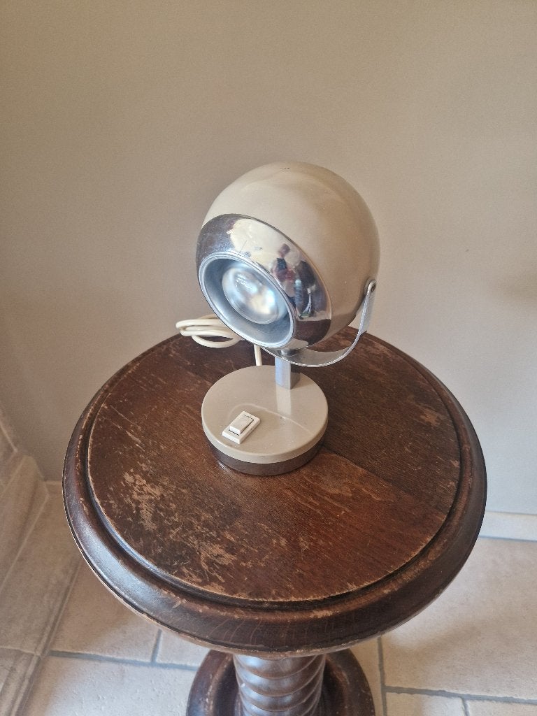 Goffredo Reggiani tafellamp Orange Eyeball Space Age, Antiek en Kunst, Ophalen of Verzenden