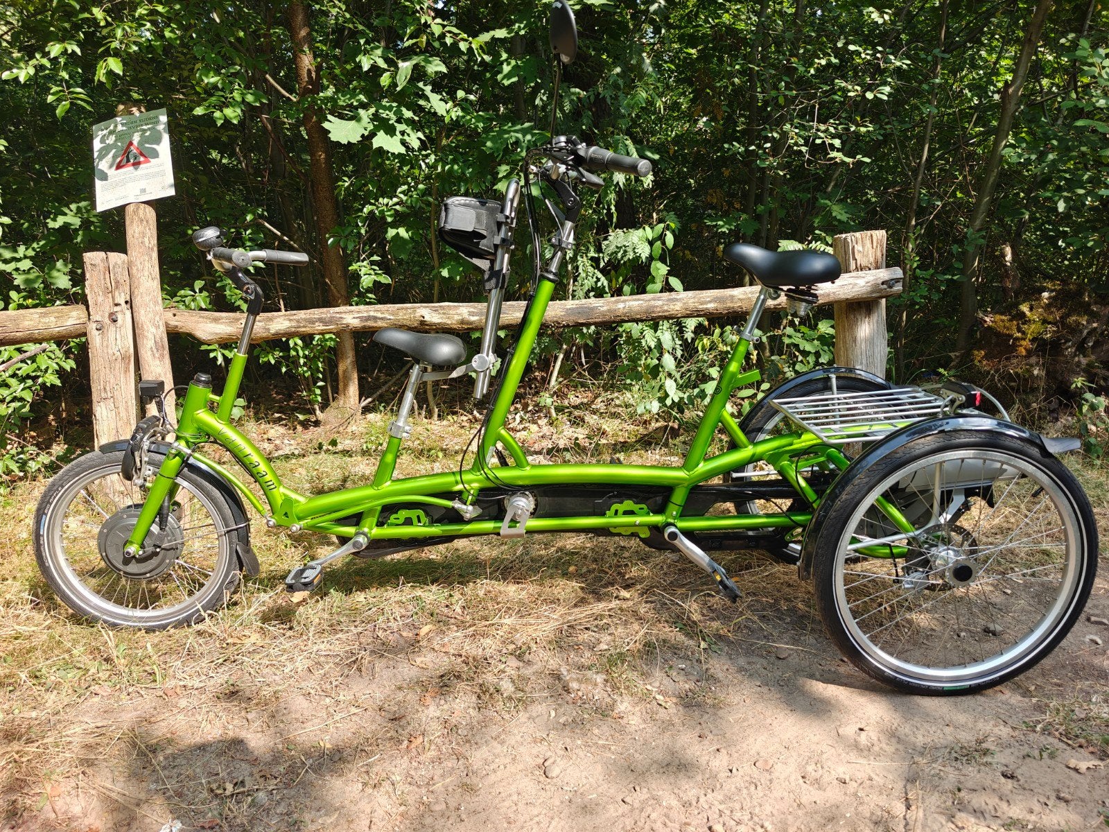 Van Raam Kivo Plus driewieltandem ouder - kind, Fietsen en Brommers, Fietsen | Driewielfietsen, Ophalen