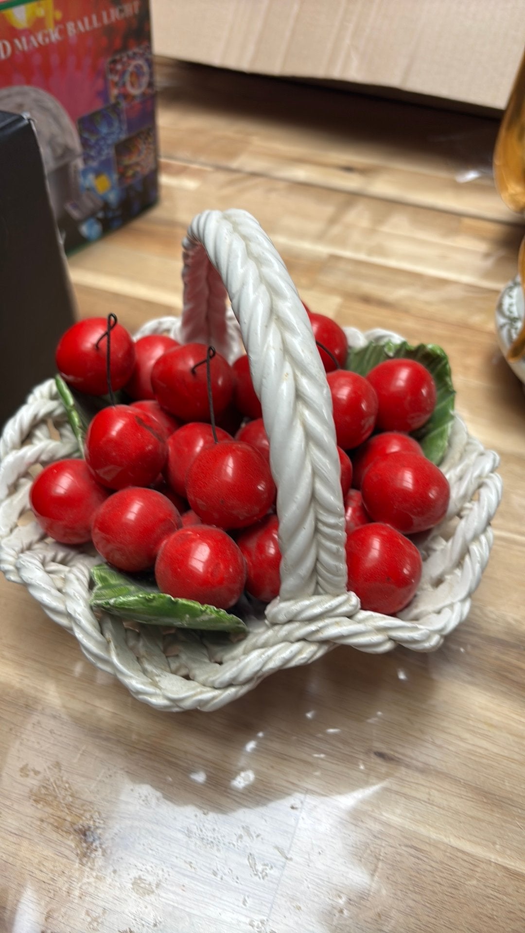 Panier fruit italien ancien, Maison & Meubles, Accessoires pour la Maison | Couronnes, Enlèvement, Comme neuf
