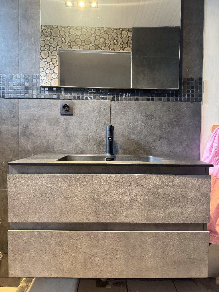 Badkamermeubel set, Huis en Inrichting, Ophalen, Gebruikt, 50 tot 100 cm, Wastafelkast