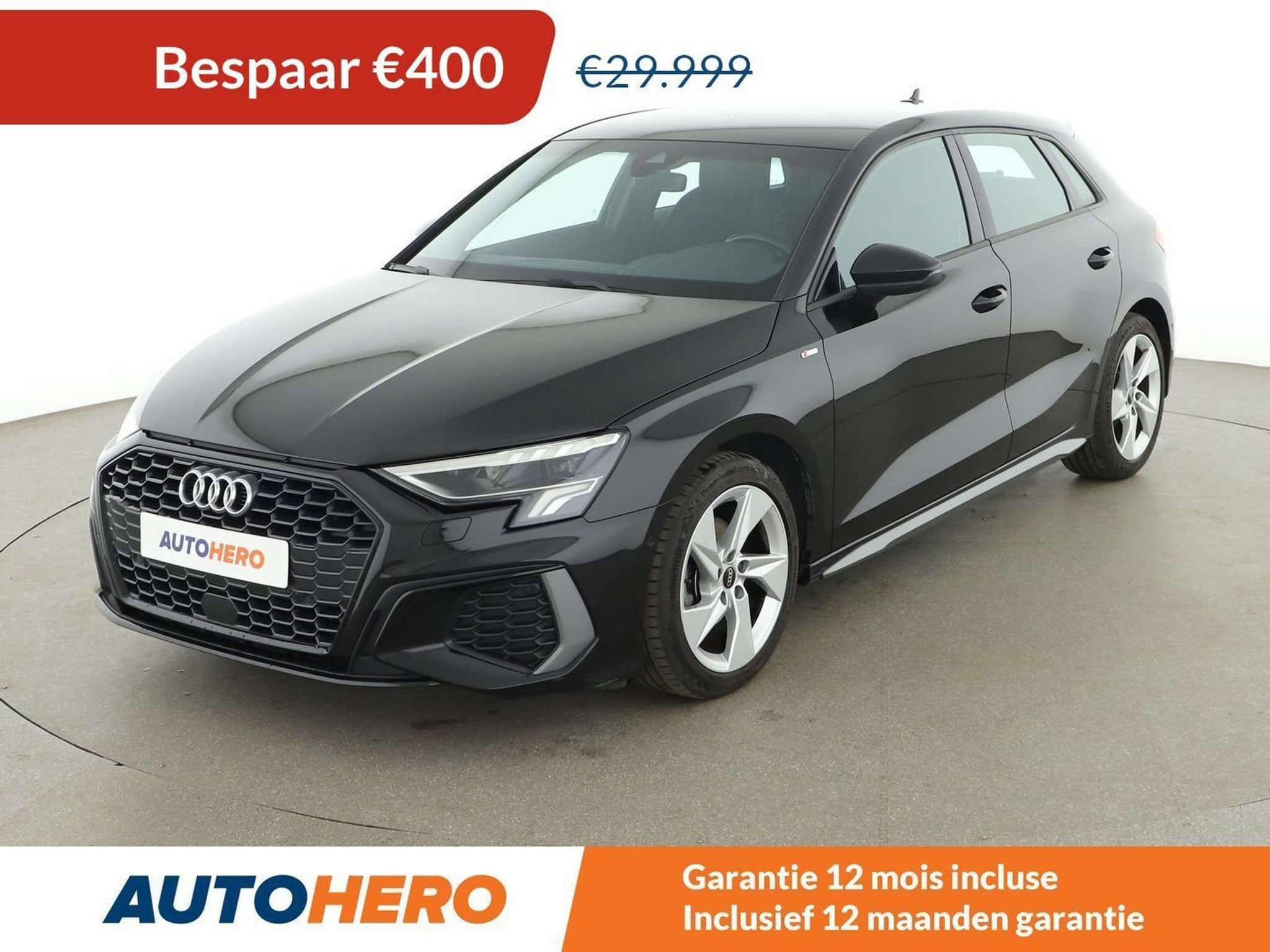 Audi Others 35 TDI S line (bj 2023, automaat), Auto's, Audi, Gebruikt, Zwart, 5 deurs, Adaptive Cruise Control