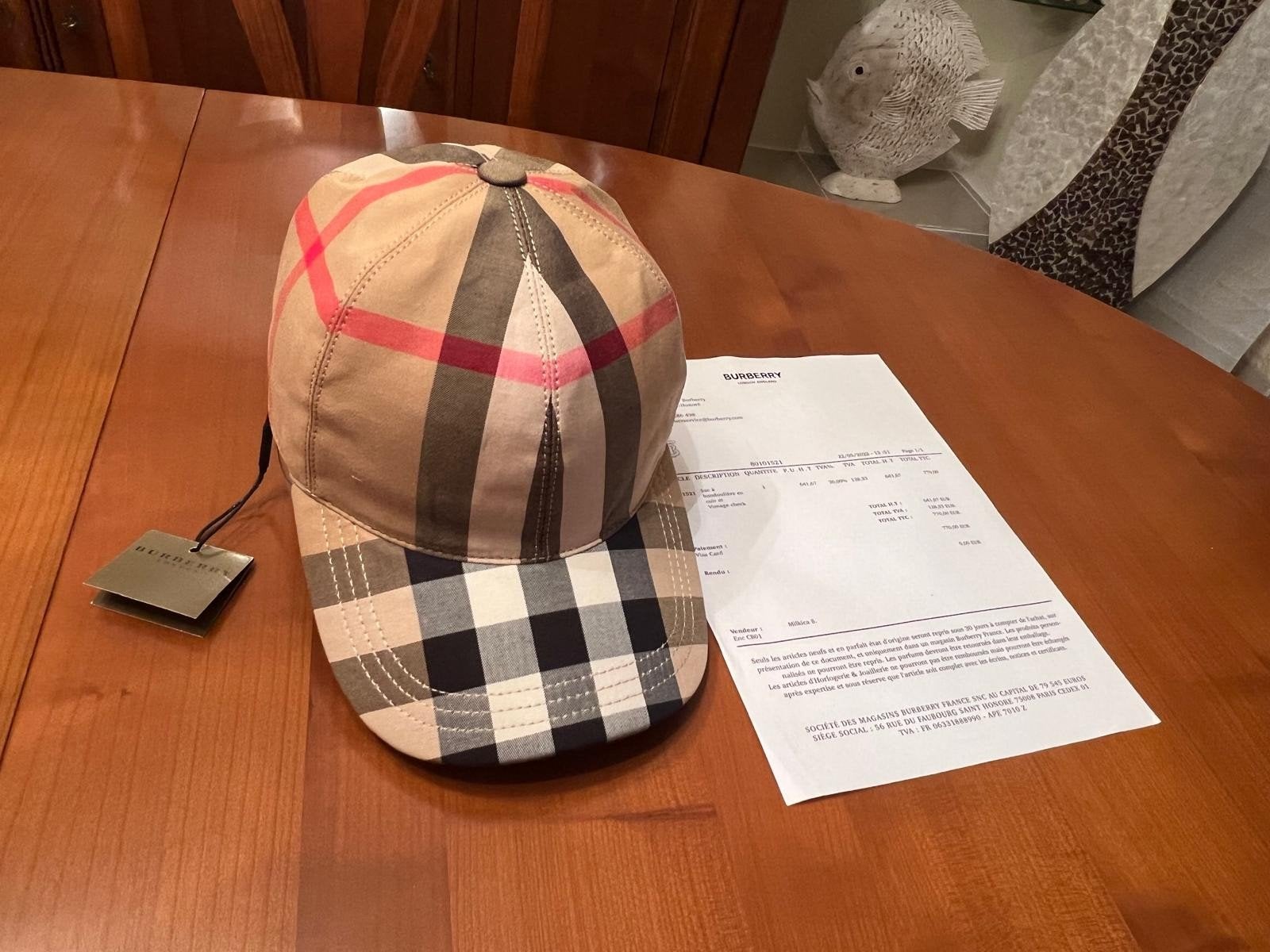 Volledig nieuwe Burberry-pet 0488320056, Kleding | Heren, Ophalen, Nieuw, Burberry, Pet