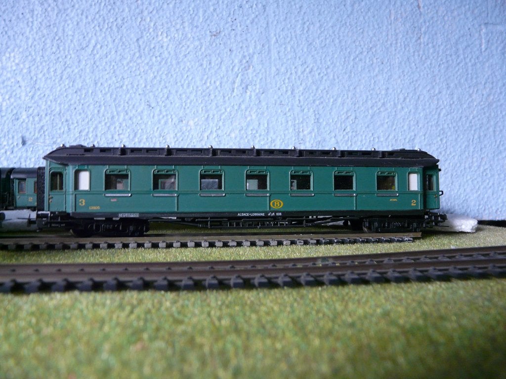 ROCO set van 5 rijtuigen NMBS/SNCB 2de & 3d Kl + bagagewagon, Ophalen, Gebruikt, Gelijkstroom, Wagon