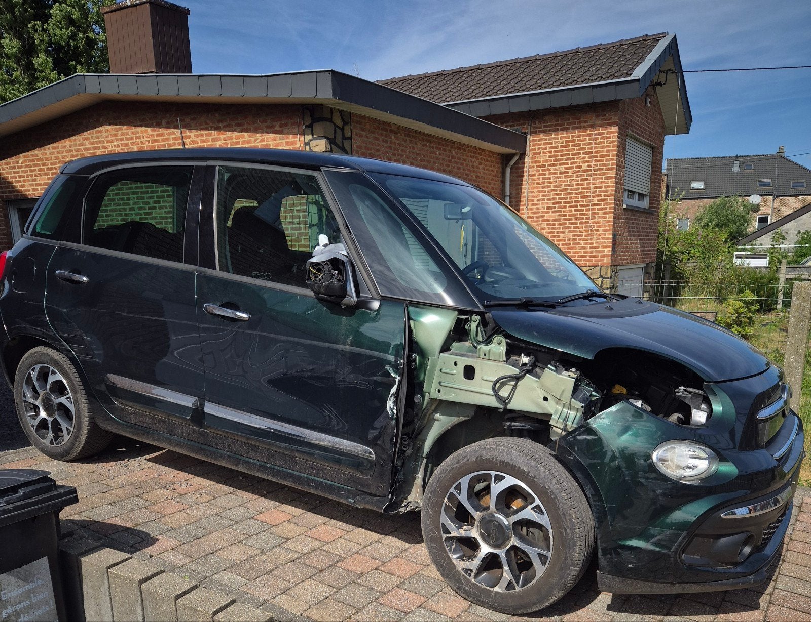 fiat 500L Lounge 2020 1400 accidenté, Achat, Euro 6, Boîte manuelle, Entretenue par le concessionnaire