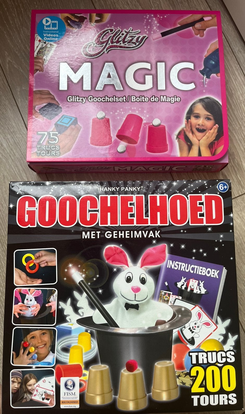Goocheldozen met hoed, Ophalen, Zo goed als nieuw