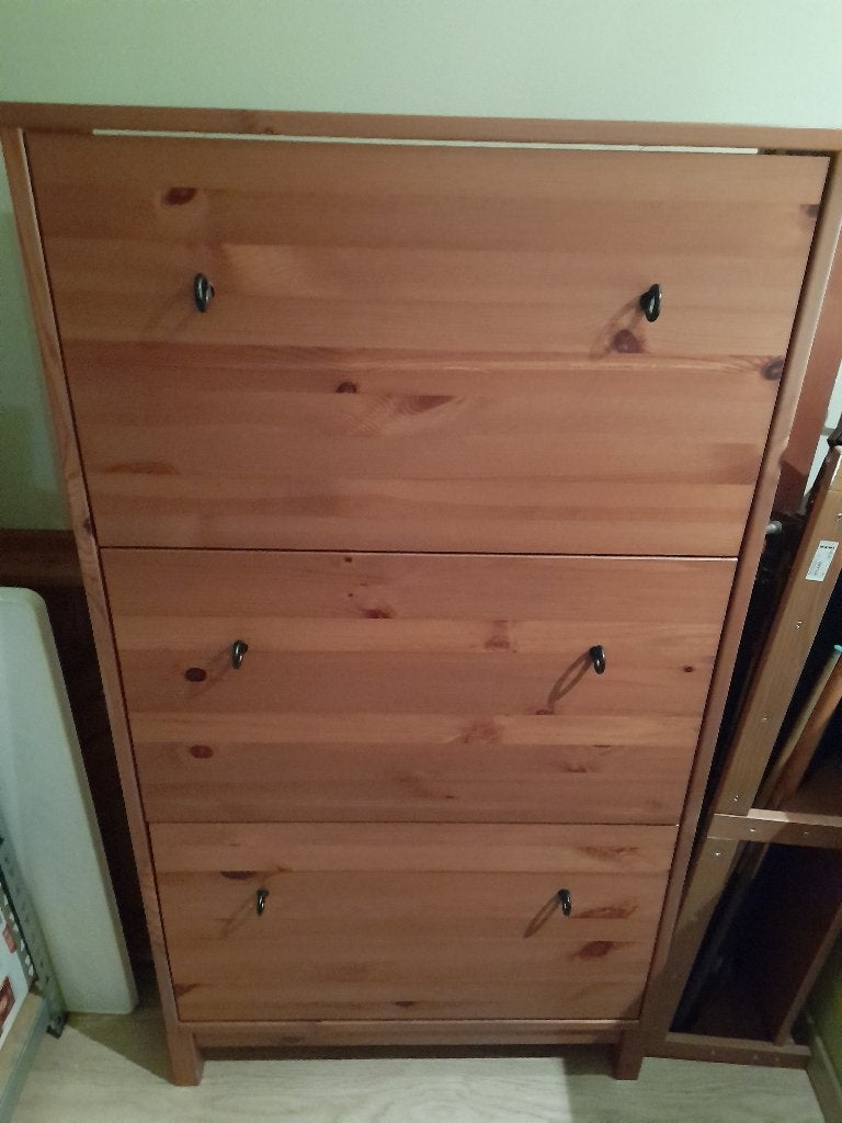 Meuble à chaussures en bois Ikea 128 H x 68 L, Maison & Meubles, Enlèvement, Utilisé