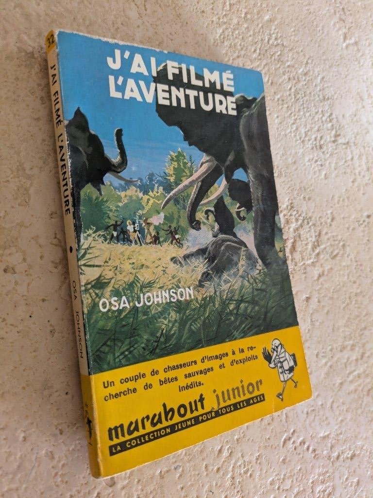 J'ai filmé l'aventure (Osa Johnson)., Enlèvement ou Envoi, Utilisé, Osa Johnson.