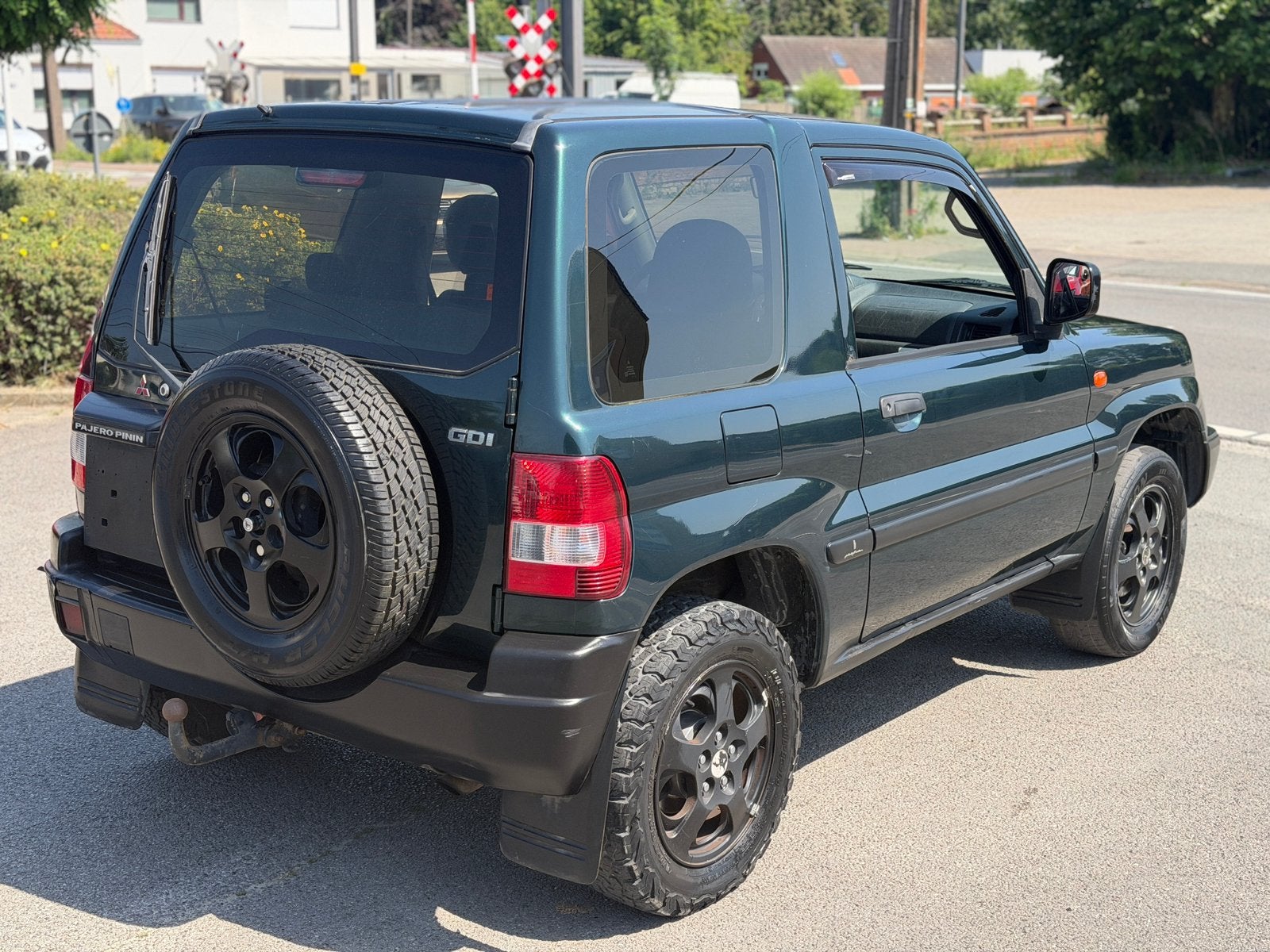 Mitsubishi Pajero pinin benzine 4x4 airco + keuring vvk, Autos, Achat, Entreprise, Boîte manuelle, Pajero