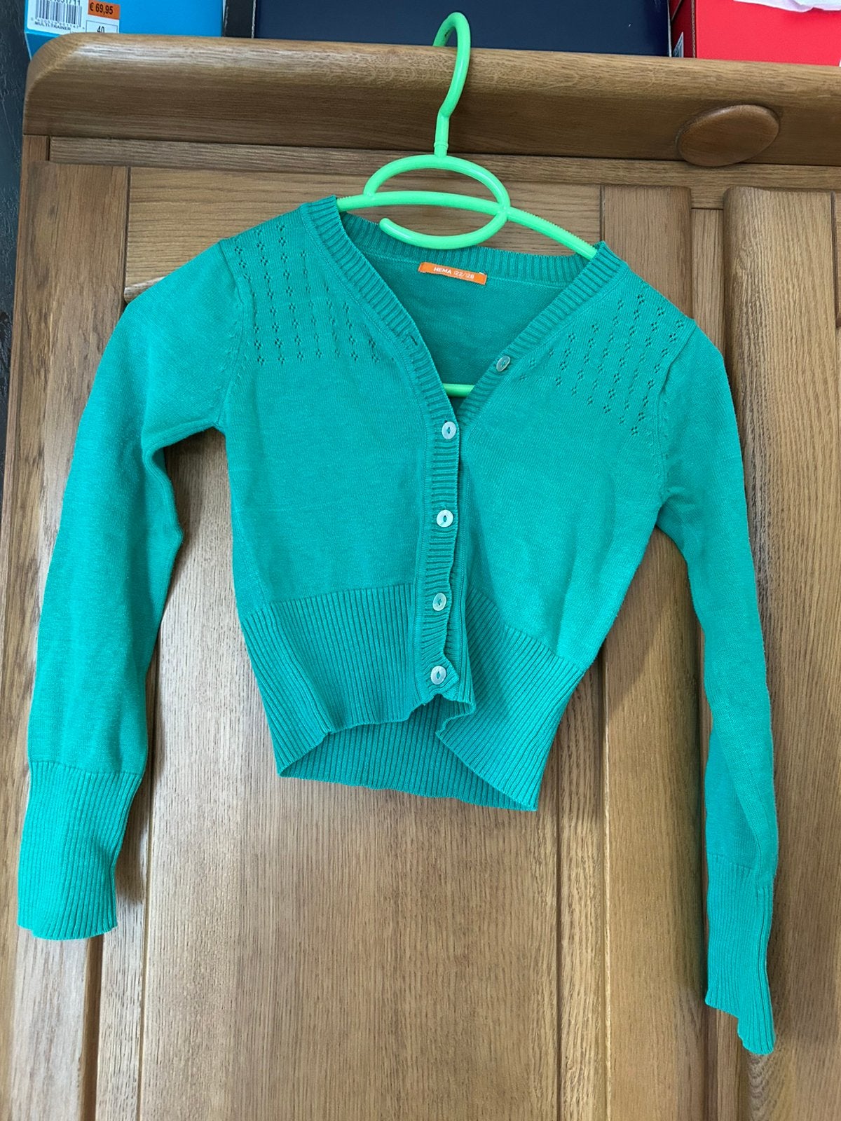Meisjes pull met knopen, Kinderen en Baby's, Ophalen, Gebruikt, Meisje, Trui of Vest