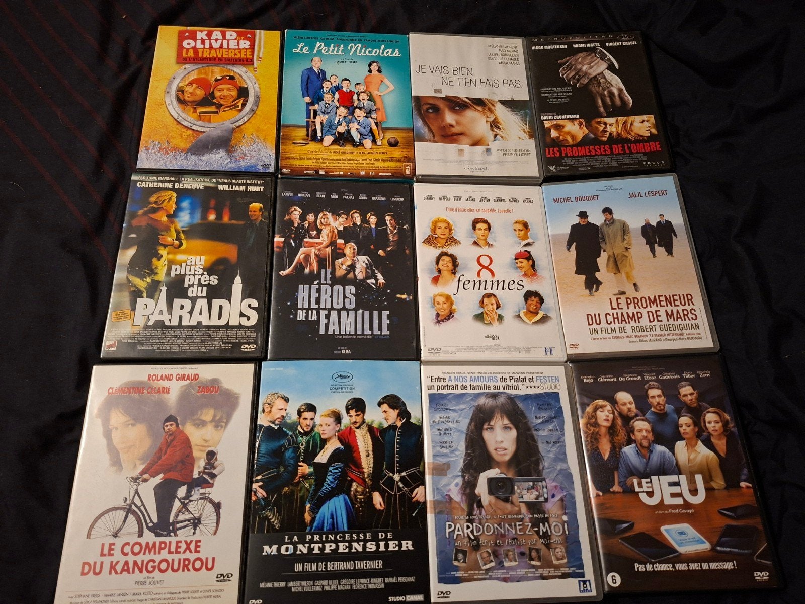 A vendre en dvd 72 Films Français le lot ou la pièce, CD & DVD, Enlèvement ou Envoi, Tous les âges, Français, Comprend un boîtier