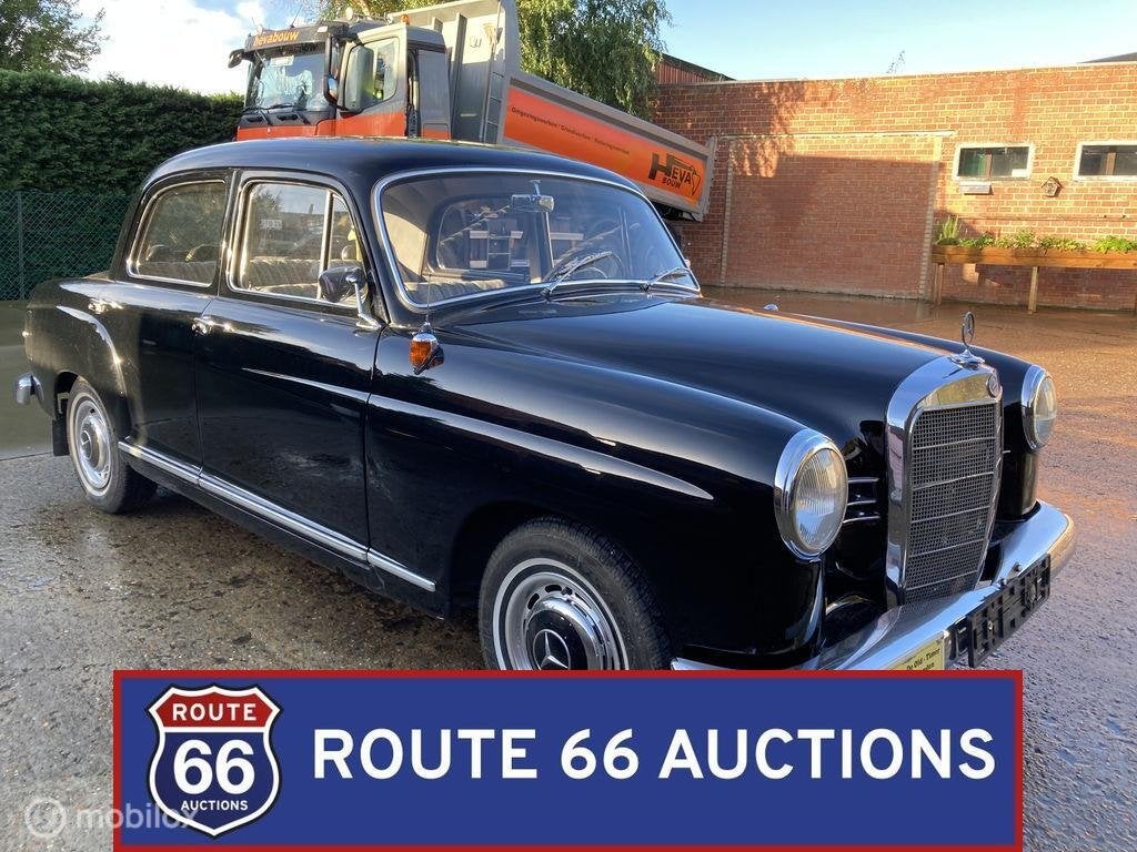 Mercedes-Benz Ponton 180 | 1961 | Route 66 Auctions, Achat, Entreprise, Boîte manuelle, Autre carrosserie