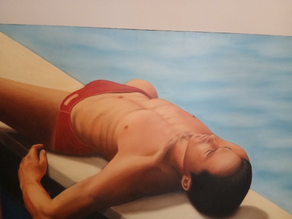 Peinture, Portrait ou Personnes, Enlèvement ou Envoi, Peinture acrylique, Signé