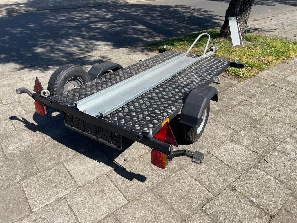 Moto- aanhangwagen, Auto diversen, Aanhangers en Bagagewagens, Zo goed als nieuw, Ophalen