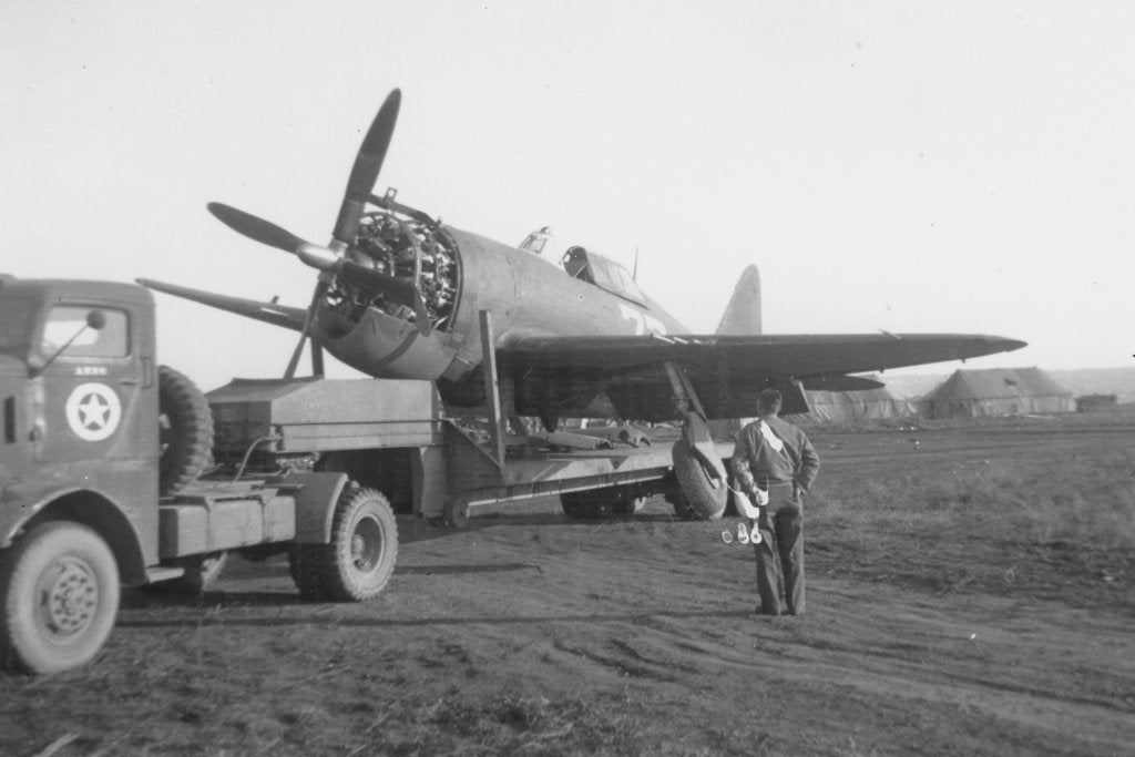 repro-foto - vliegtuig Republic P-47 Thunderbolt - USAAFE, Verzamelen, Militaria | Tweede Wereldoorlog, Verzenden, Luchtmacht