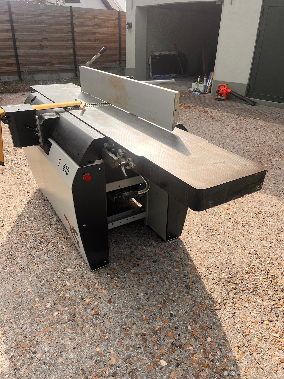 Vlakbank robland S410, Enlèvement, Utilisé