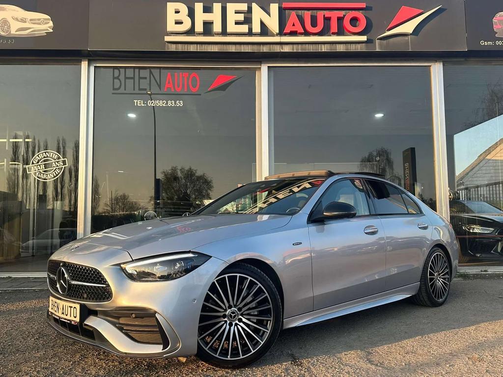 Mercedes-Benz C-CLASS 220 C 220 d AMG PACK/PACK NIGHT/CAMERA, Cuir, Argent ou Gris, Achat, 4 portes