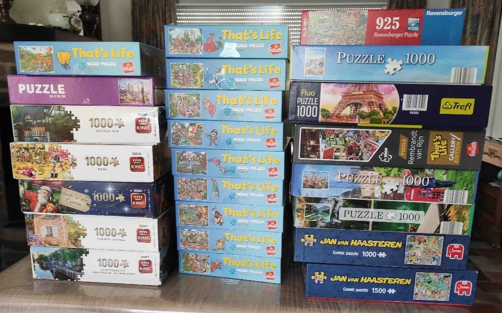 Lot de puzzles, Enlèvement, 500 à 1500 pièces, Neuf, Puzzle