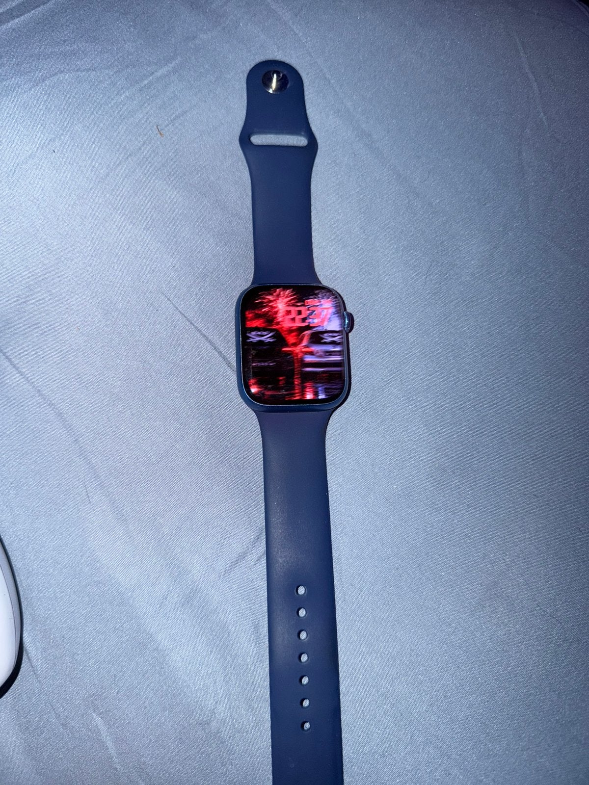Apple watch, Bijoux, Sacs & Beauté, Enlèvement, Comme neuf, Bleu