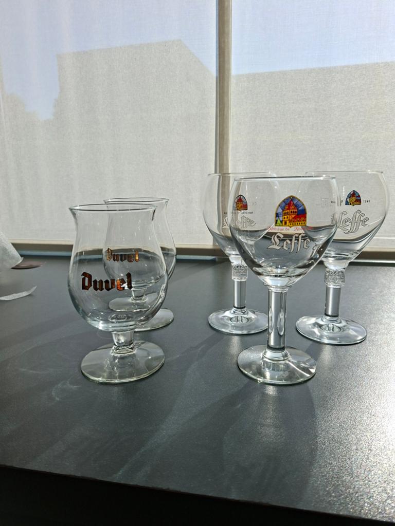 Leffe en Duvel glazen, Verzamelen, Ophalen