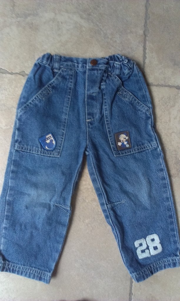 1 euro koopjes ! Disney jeans broek mt 86, Enfants & Bébés, Vêtements de bébé | Taille 86, Pantalon, Garçon, Enlèvement ou Envoi