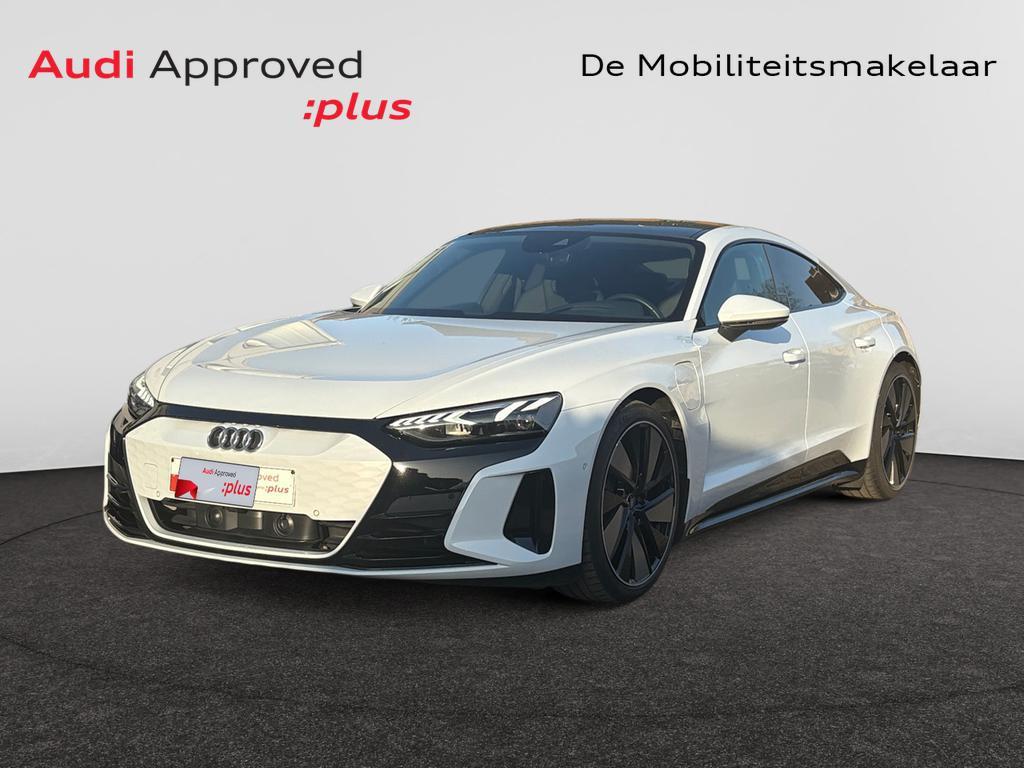 Audi E-tron GT E-Tron GT 93.4 kWh 60 Quattro, Auto's, Audi, Automaat, Overige modellen, Lederen bekleding, Wit
