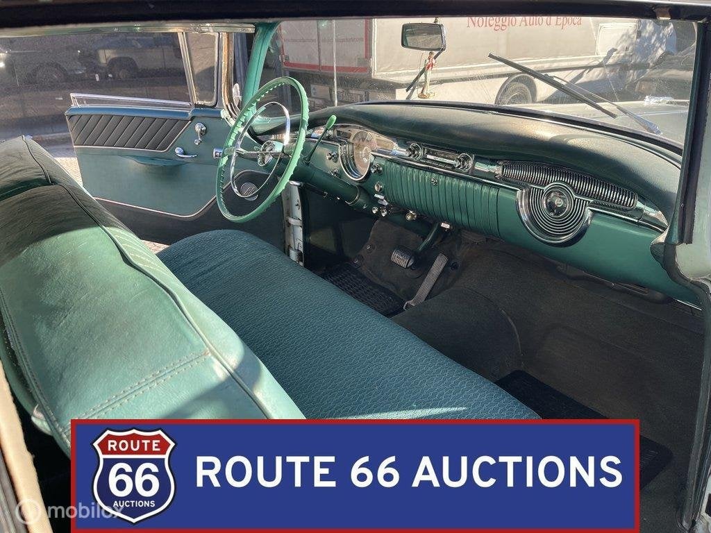 Oldsmobile 88 | 1955 | Route 66 Auctions, Zwart, Bedrijf, Handgeschakeld, Overige carrosserie