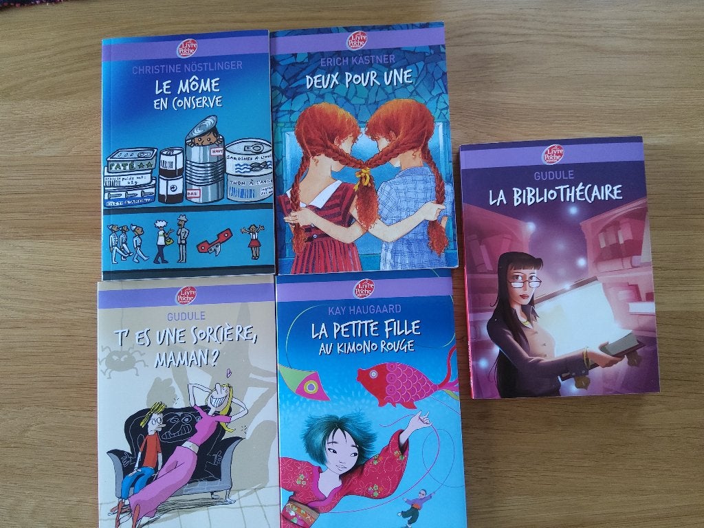 Livres de Poche Jeunesse (primaire x4 / collège x1), Enlèvement ou Envoi, Comme neuf, Fiction
