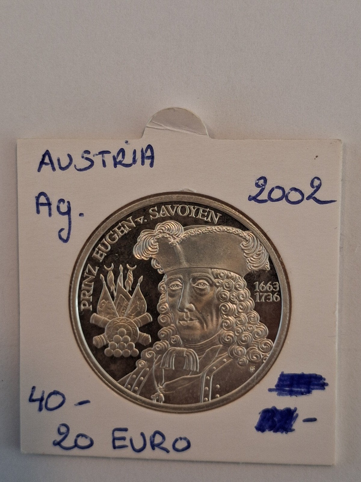Autriche 20 euros 2002 EN PARFAIT ÉTAT !, Enlèvement ou Envoi