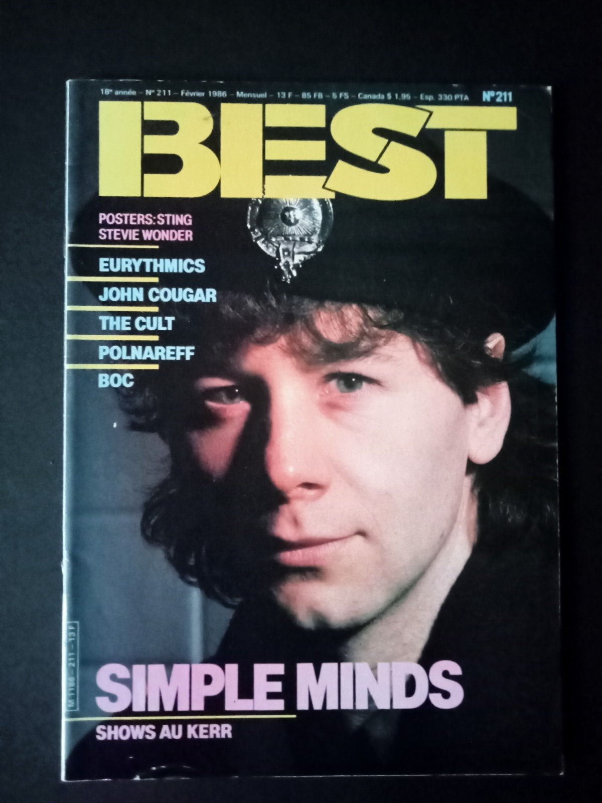 Simple Minds Frans tijdschrift Best 1986, Ophalen of Verzenden