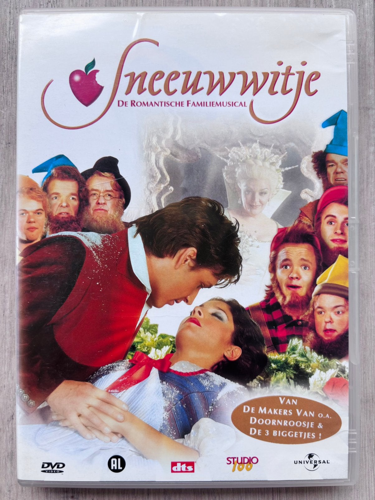 Sneeuwwitje Musical DVD, Alle leeftijden, Zo goed als nieuw, Sprookjes, Film