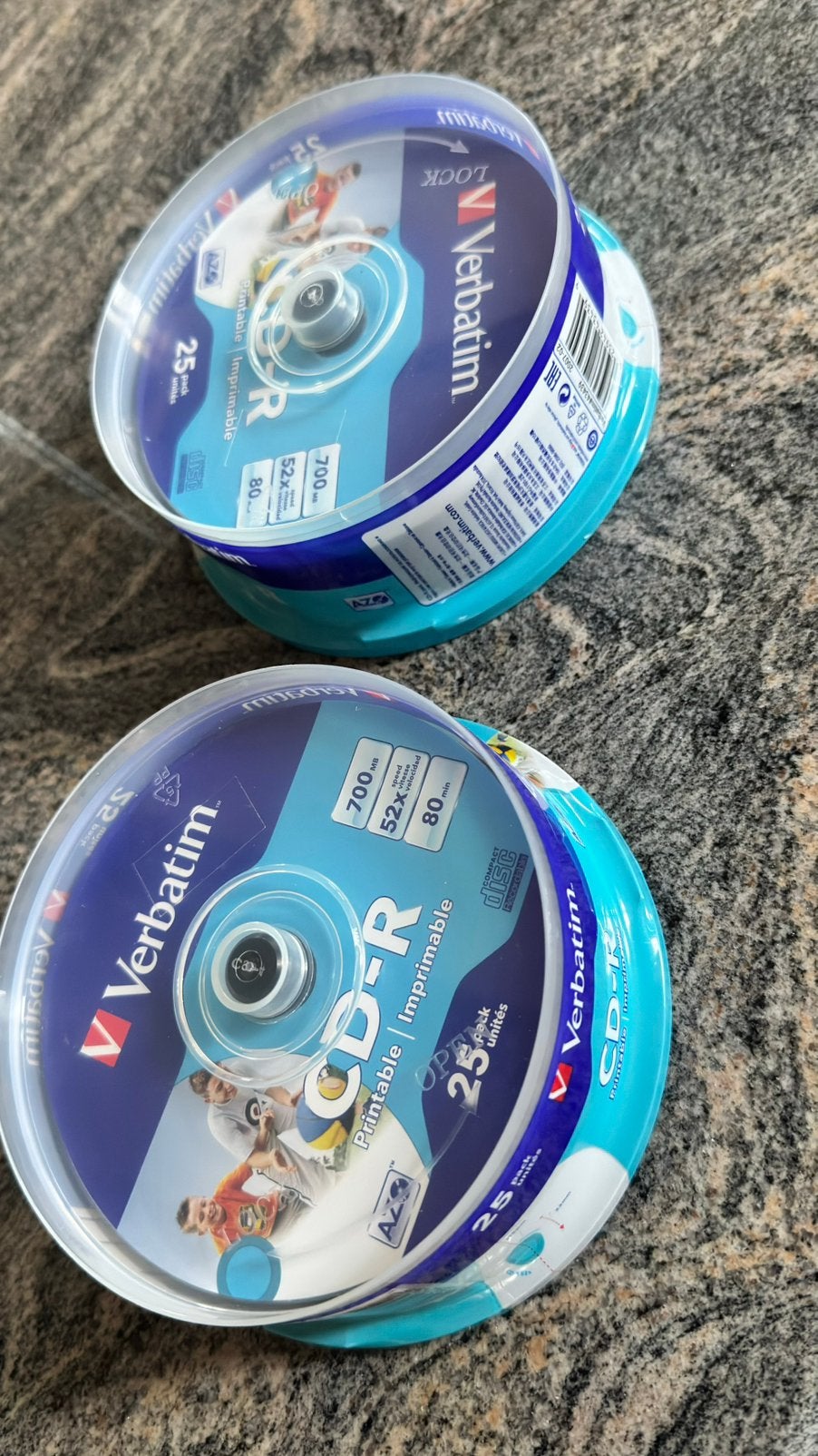 50 ongebruikte Verbatim CD-R’s.- nieuw in verpakking, Ophalen, Zo goed als nieuw, Cd