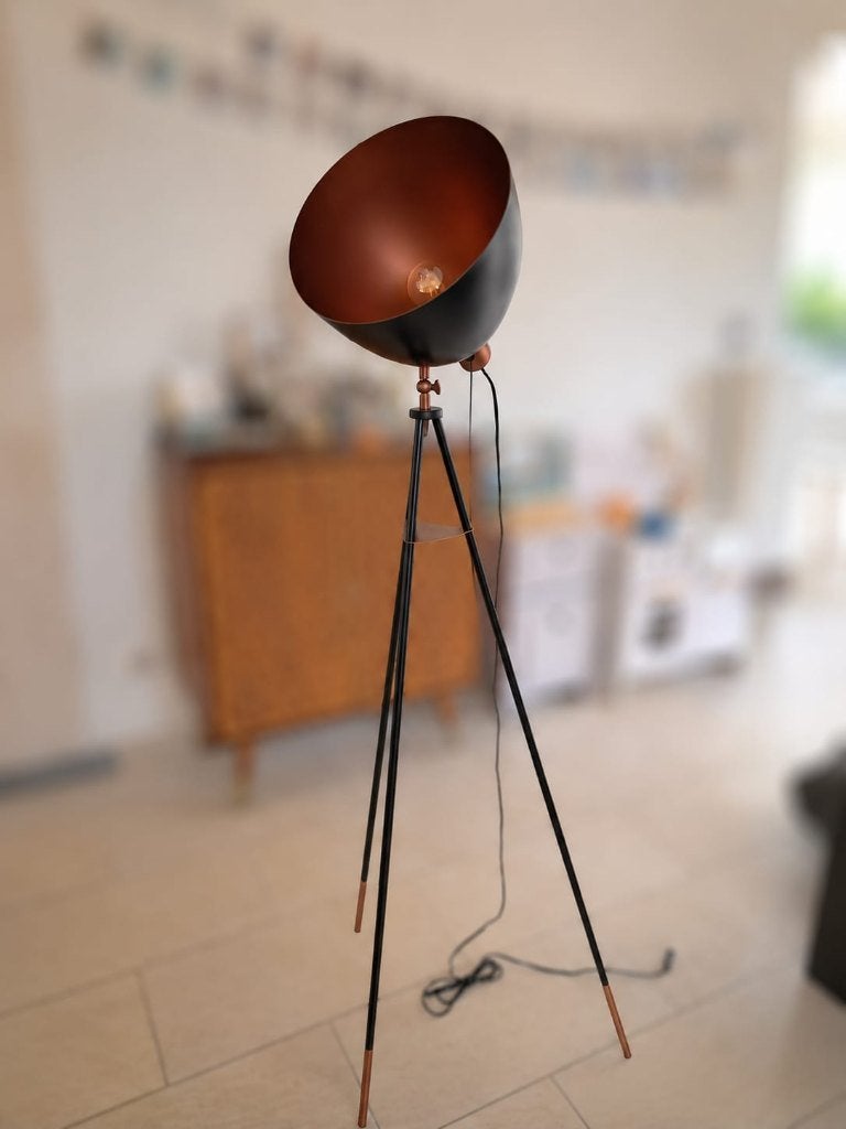 Eglo Chester Vloerlamp., Maison & Meubles, Lampes | Lampadaires, Enlèvement, Comme neuf, 100 à 150 cm