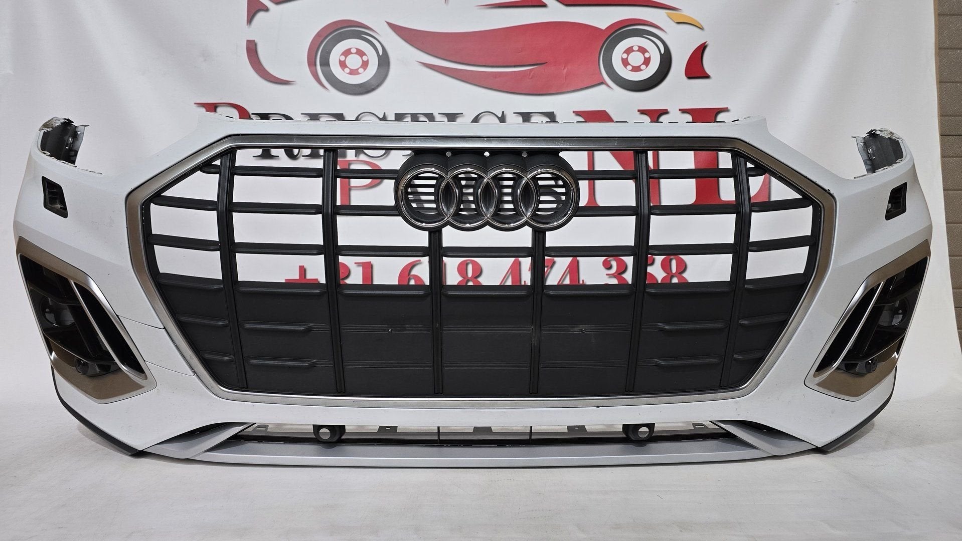 Voorbumper Audi Q5 80A Facelift Origineel Bumper 2021-2025, -, Origine de la pièce connue, Utilisé, -