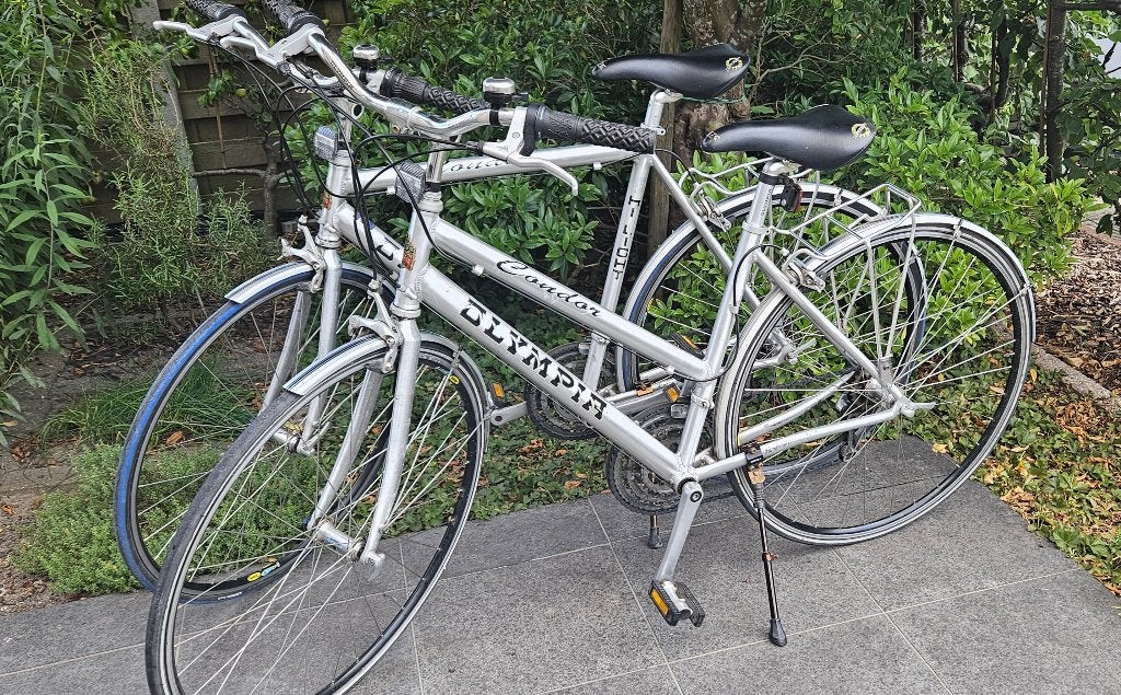 2 toerfietsen Olympia Condor - dames en herenfiets, Fietsen en Brommers, Gebruikt, Aluminium, Overige maten, Meer dan 20 versnellingen