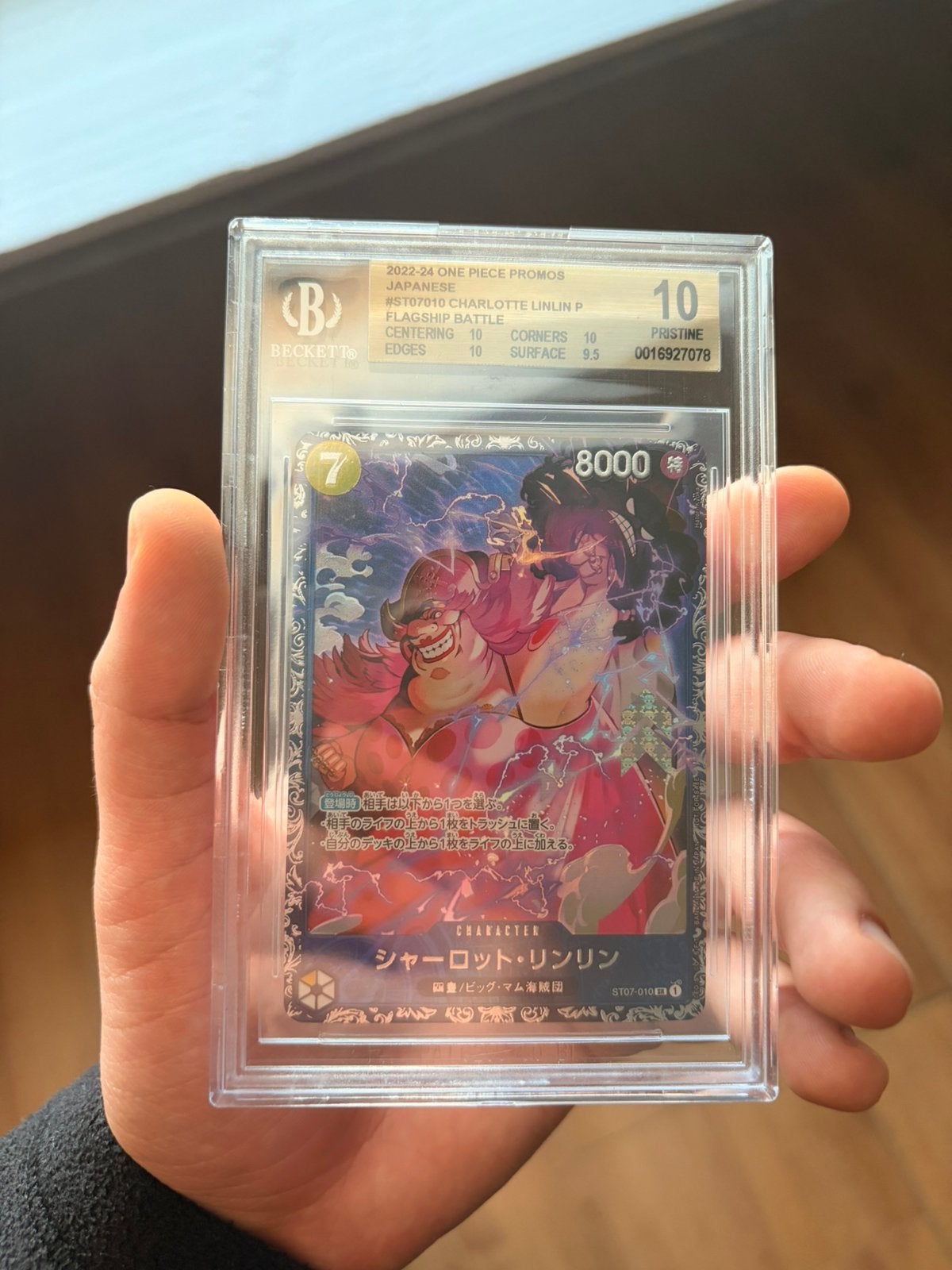 Flagship Tournament Big Mom BGS 10 (Mogelijk Black Label), Ophalen of Verzenden, Nieuw, Losse kaart, Foil