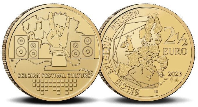 2,5 euro België 2023 Festivalcultuur, Verzenden, België, 5 euro