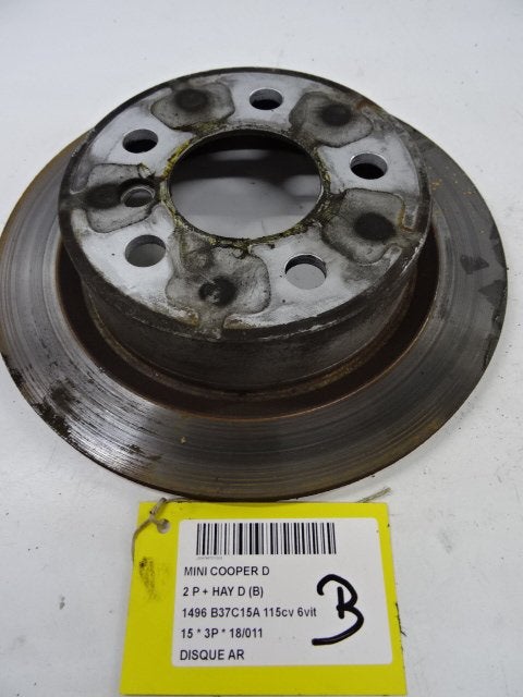 FREIN DISQUE ARRIÈRE Mini Mini (F56) (01-2013/10-2017), Petuelring 130
80809  München, DE, Mini, Utilisé, Minikundenbetreuung@mini.de