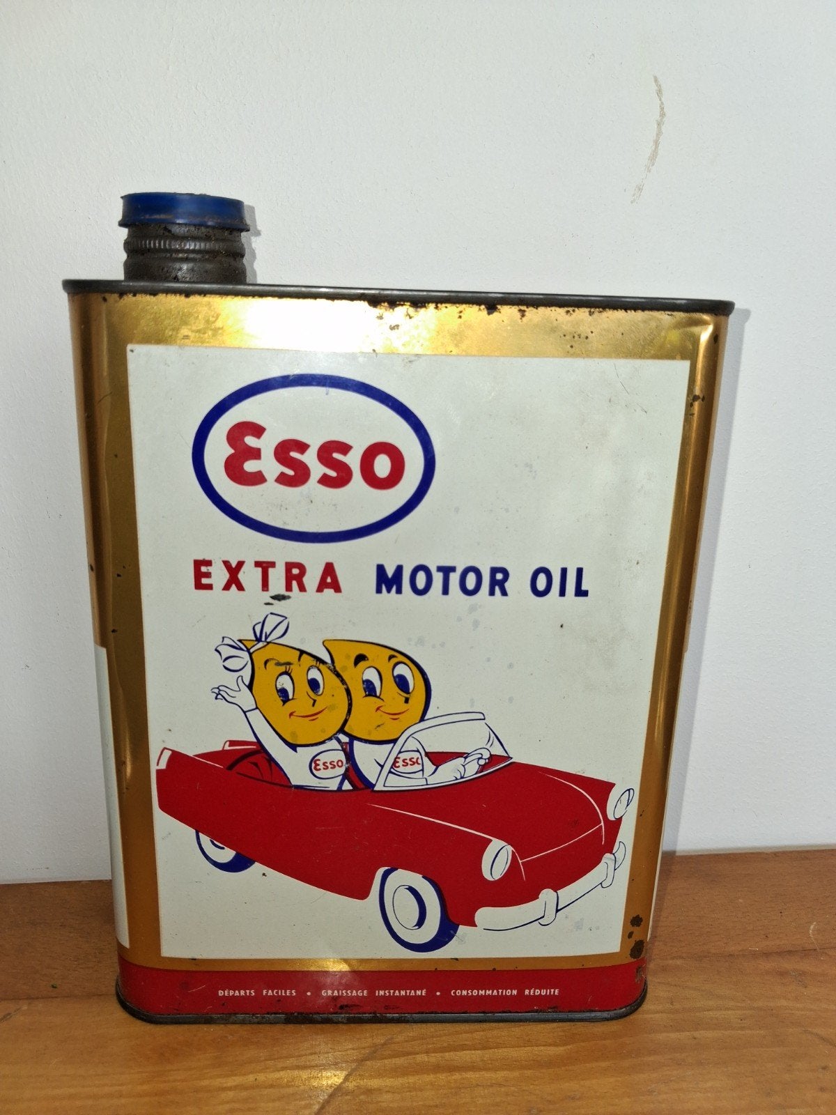 Vintage olieblik ESSO, Ophalen of Verzenden