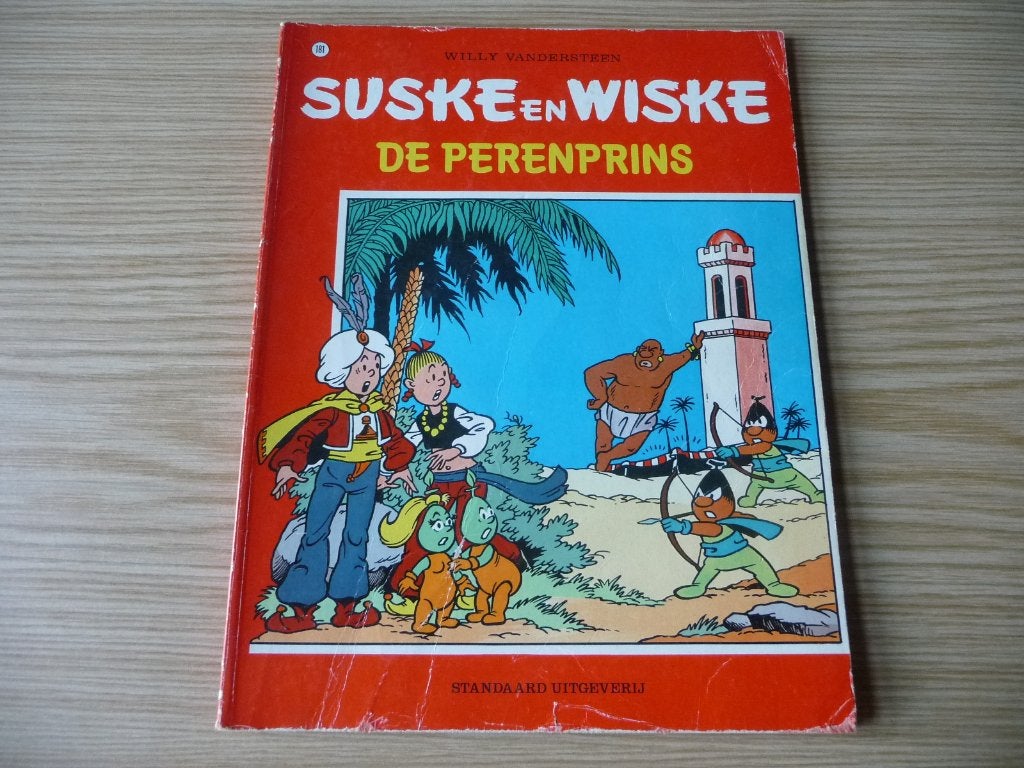 Suske & Wiske 181. De perenprins EERSTE DRUK €2,5, Boeken, Willy Vandersteen, Eén stripboek, Ophalen of Verzenden, Zo goed als nieuw