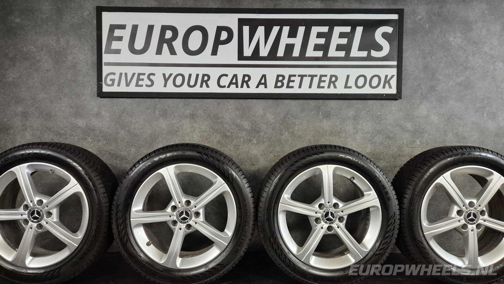 17 inch Mercedes W177 W247 CLA velgen winterbanden, Auto-onderdelen, Gebruikt, -, -, Banden en Velgen