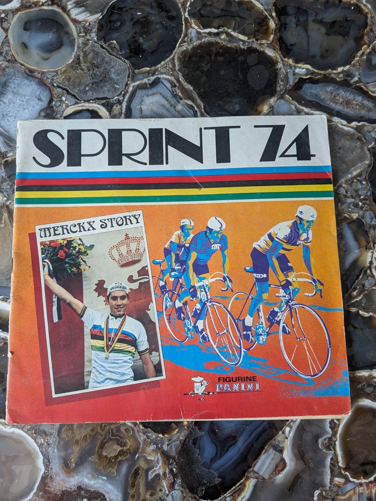 Album Panini Sprint 74 — Cycling/Eddy Merckx — Goede conditi, Ophalen of Verzenden