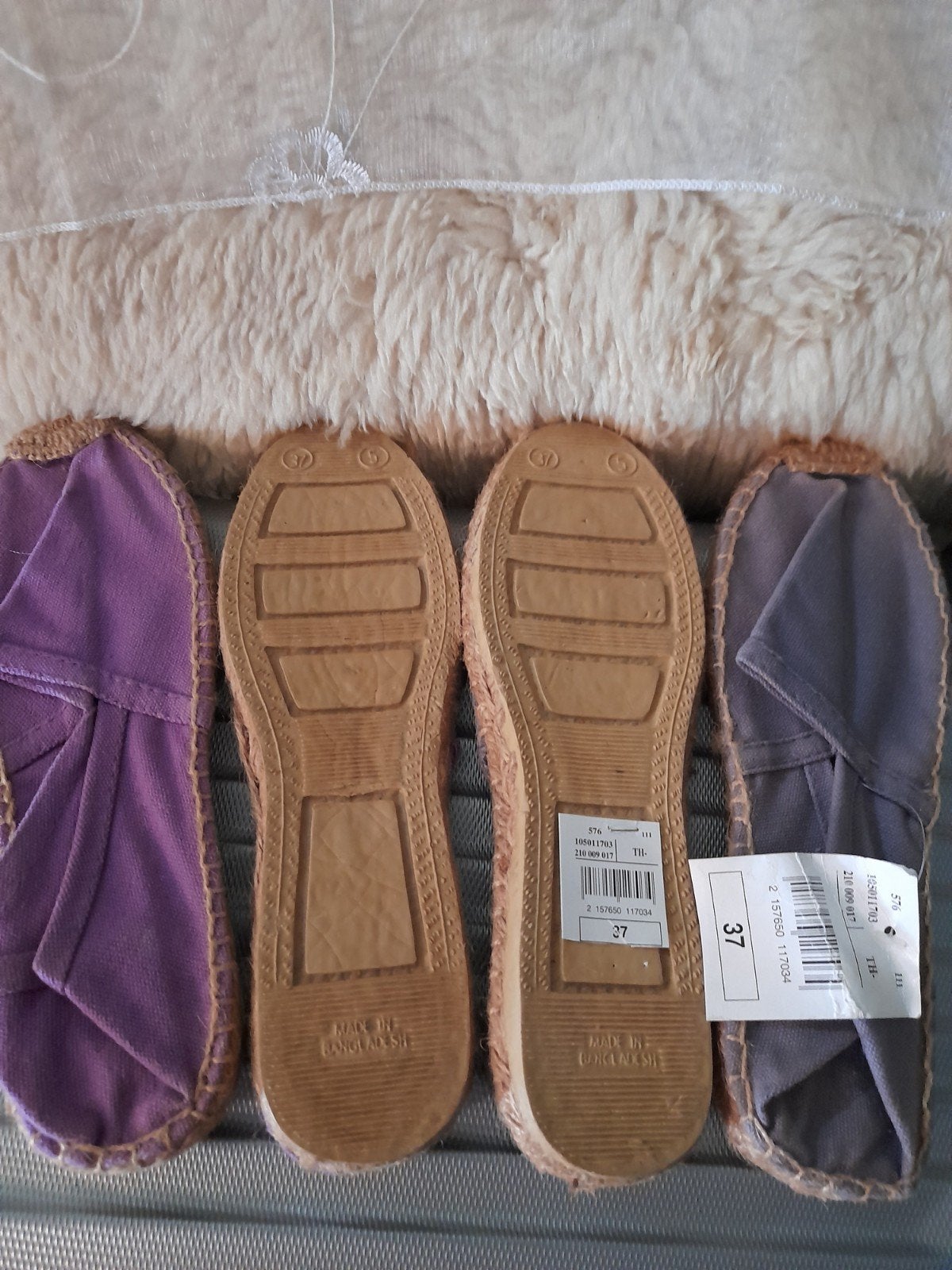 Espadrilles no 37 neuves.rose et ou lilas., Enlèvement