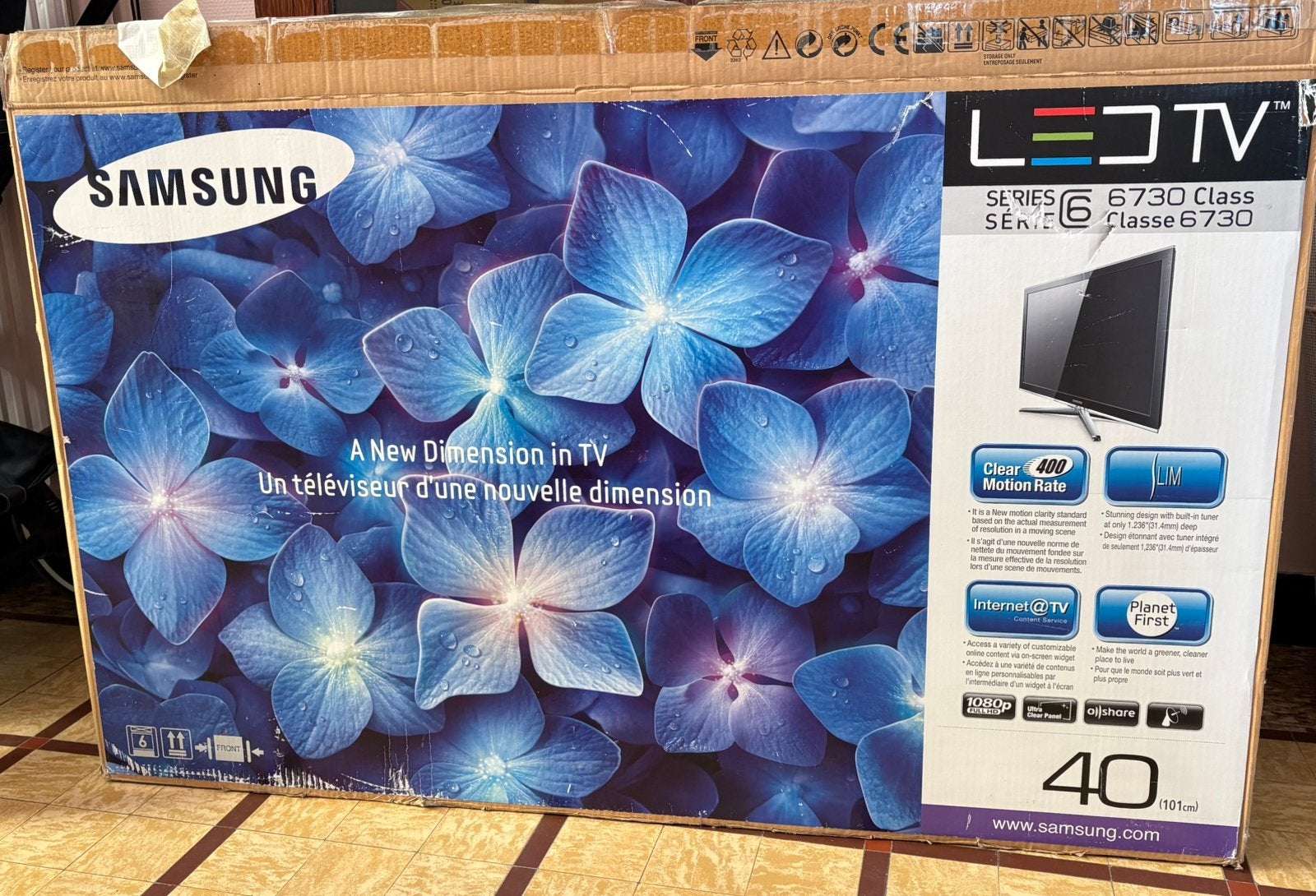 Samsung TV, Ophalen, LED, Zo goed als nieuw, Samsung