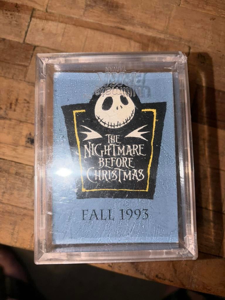 Nightmare Before Christmas 1993 verzamelkaartenset, Verzamelen, Ophalen of Verzenden, Overige figuren, Zo goed als nieuw, Papier, Kaart of Schrift