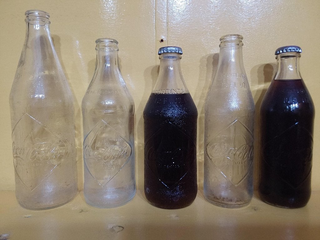 Coca Cola Verzameling Diamond Flessen 1960, Ophalen of Verzenden