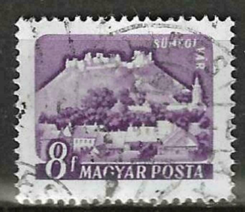 Hongarije 1960-1961 - Yvert 1335 - Kastelen (ST), Verzenden, Gestempeld