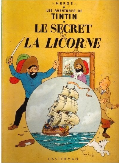 Tintin et Milou – Le secret de la Licorne T11 RE, Enlèvement ou Envoi, Une BD, Utilisé, Hergé